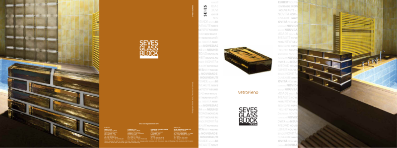 Seves Glass Block Vetropieno Catalogue
