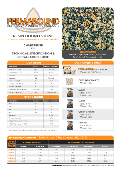 Chartreuse_1099_Resin_Bound_Stone_TDS_PERMABOUND v1.2