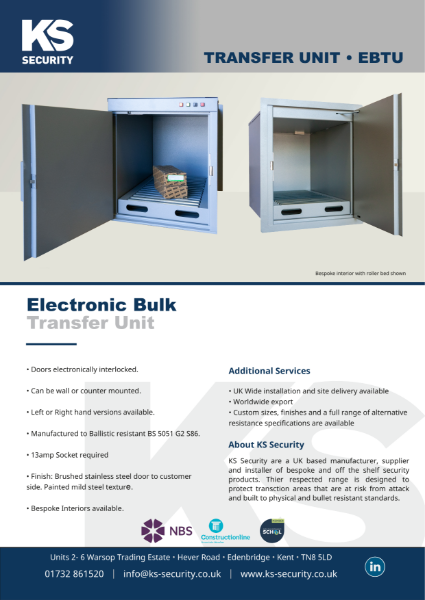 Electronic Bulk Transfer Unit