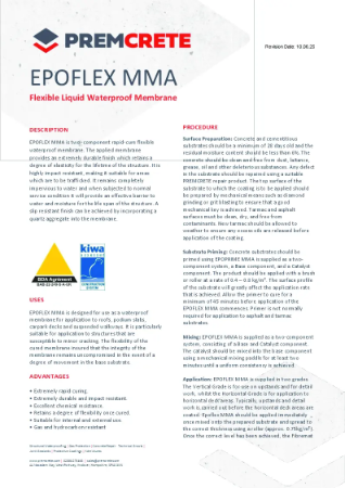 EPOFLEX MMA TDS