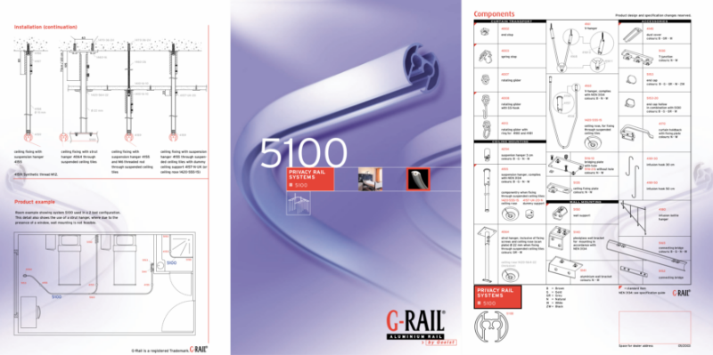 G-Rail privacy rail systems - 5100