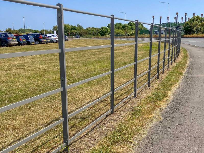 Dovedale Estate Fencing/ Welded Panel Metal Railing