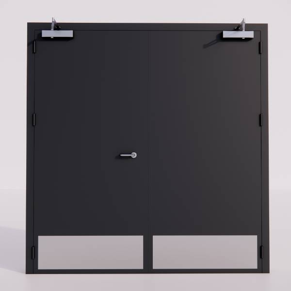 Traffidor Pass - Steel Hinged Hygiene Doors (Powder coated) - Hinged Steel Door