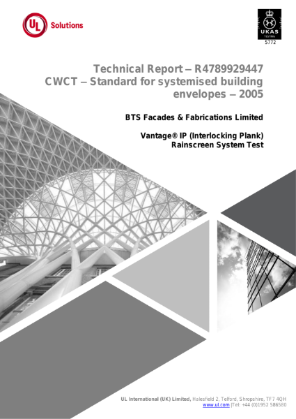 Vantage® IP - 2023 CWCT Test report R4789929447