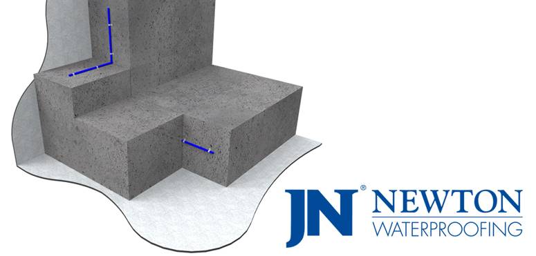Pre-Applied External Waterproofing Membrane for Basement Waterproofing and Gas Protection - Newton HydroBond 403  - Waterproofing Membrane & Gas Barrier
