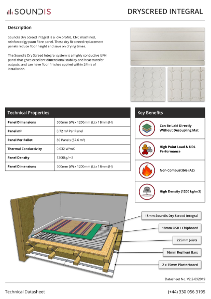 Soundis Underloor Heating Board