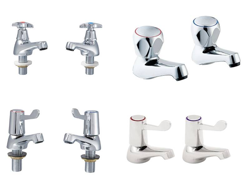 Basin Taps - Chrome-Plated ½" Taps