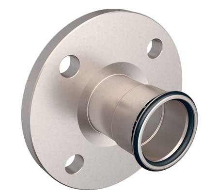 Geberit Mapress CuNiFe Flange PN 6, With Pressing Socket