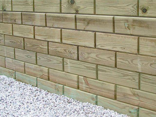 Jakwall® - Wooden Garden Retaining Wall