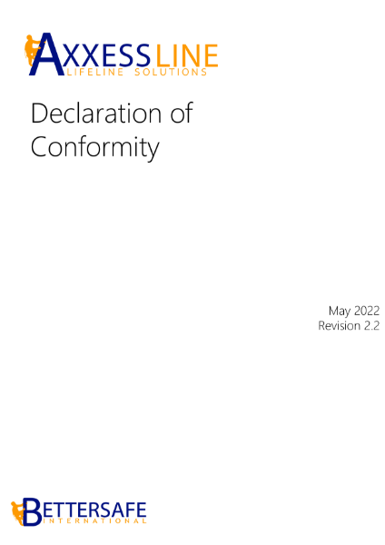 AxxessLine Declaration of Conformity