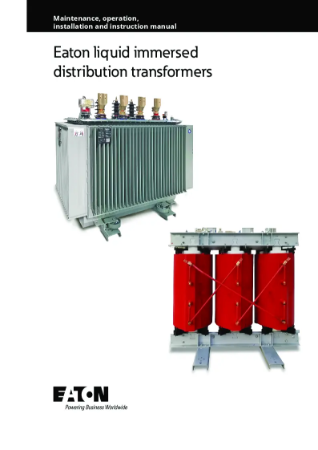 Eaton Liquid Immersed Distribution Transformers Manual