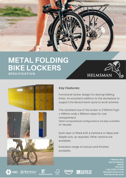 Metal Folding Bike Lockers