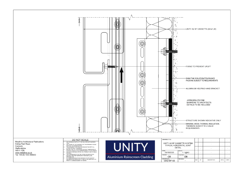 Unity A1 SF-02 Technical Drawing