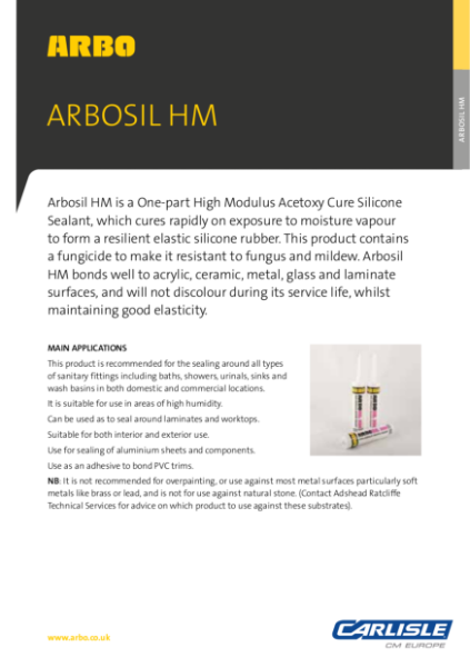ARBOSIL HM Data Sheet