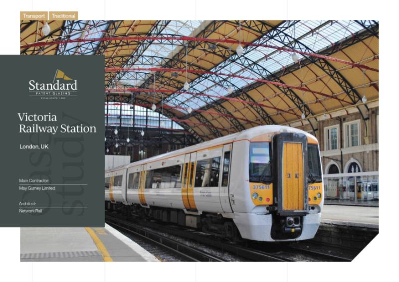 Roof Glazing Replacement at London Victoria Train Station