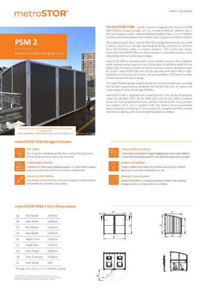 PSM 2 Data Sheets