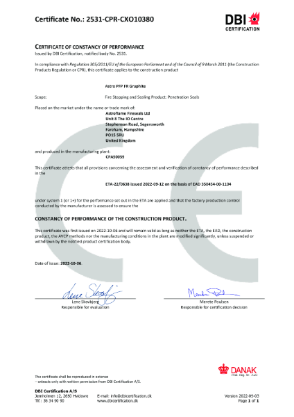 Astro PFP FR Graphite CE (CoC)