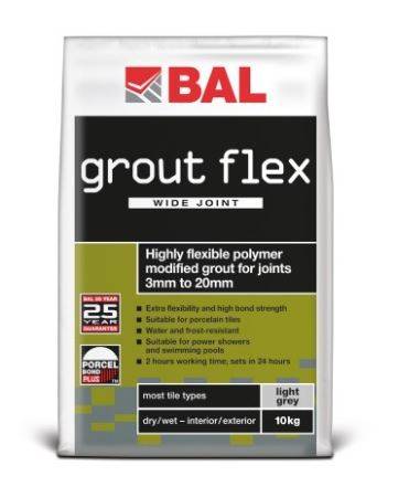 BAL Grout Flex Wide Joint - Polymer Modified Grout