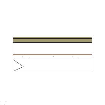 Ground bearing floor with timber boards, battens, concrete slab and particleboard