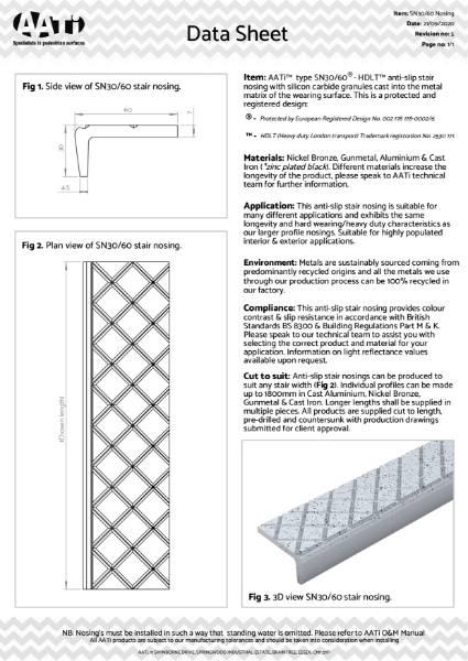 SN30-60 Data Sheet