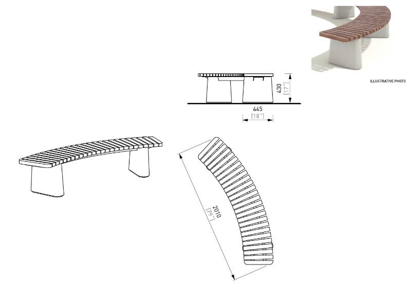 Reforma Bench - Outdoor Seating/ Benches