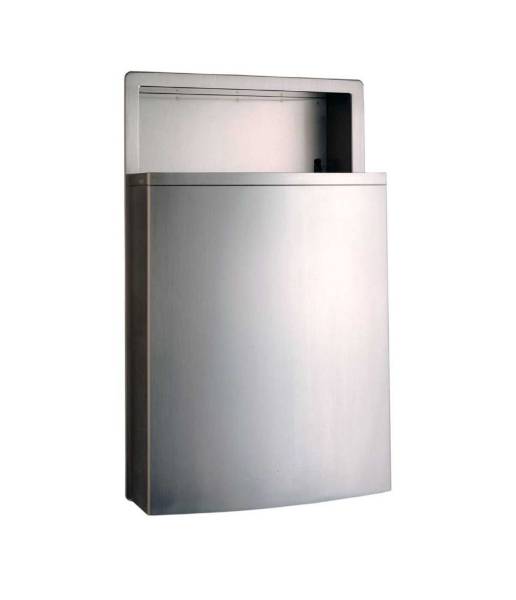 Recessed Waste Receptacle with LinerMate B-43644
