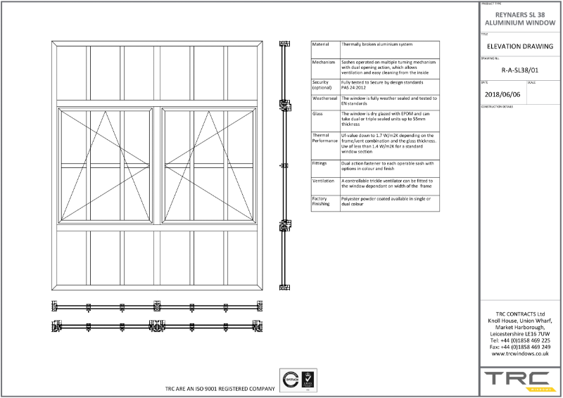 Reynaers Ultra Slim SL38 Window and Door System