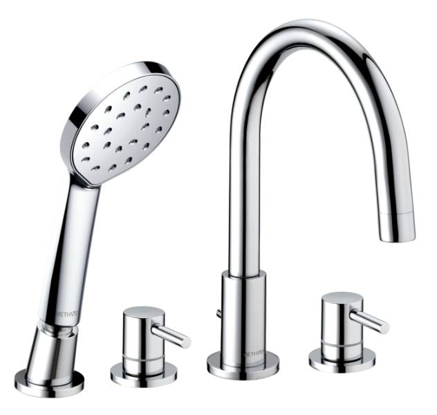 Motu 4 Tap Hole Bath Shower Mixer