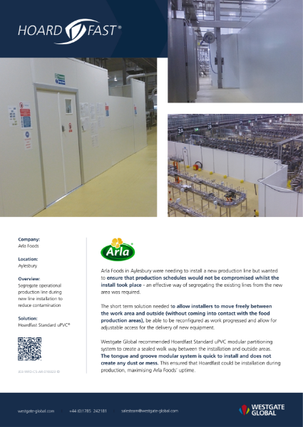 Hoardfast Case Study - Arla Foods (Factory)