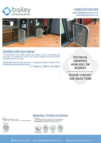Sheffield Infill Door Barrier