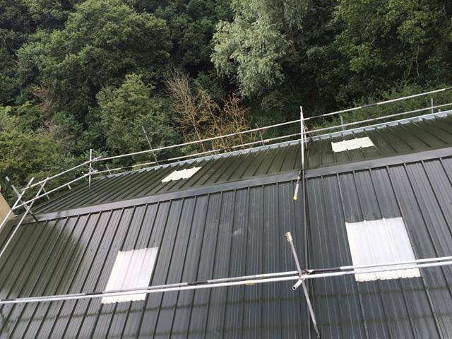 Metal Roof Coating Project in Middlesex