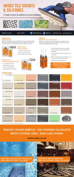 ARDEX Tile Grouts and Silicones