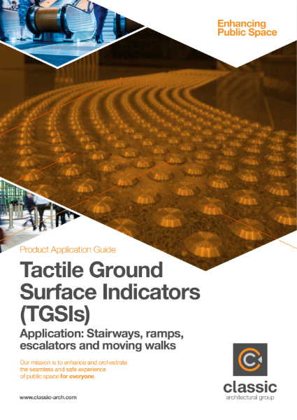 Product Application Guide - Tactile Ground Surface Indicators (TGSIs)