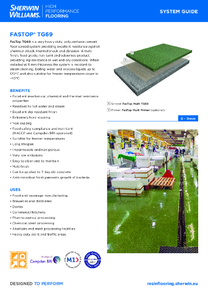 Resin Flooring FasTop TG69 Screed System Guide