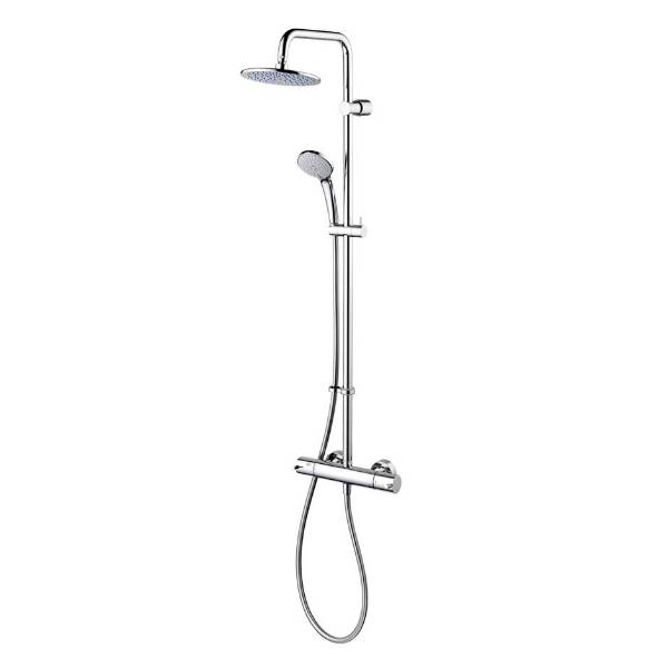 Freedom Dual Shower with M1 Rain Shower, Fixed Riser