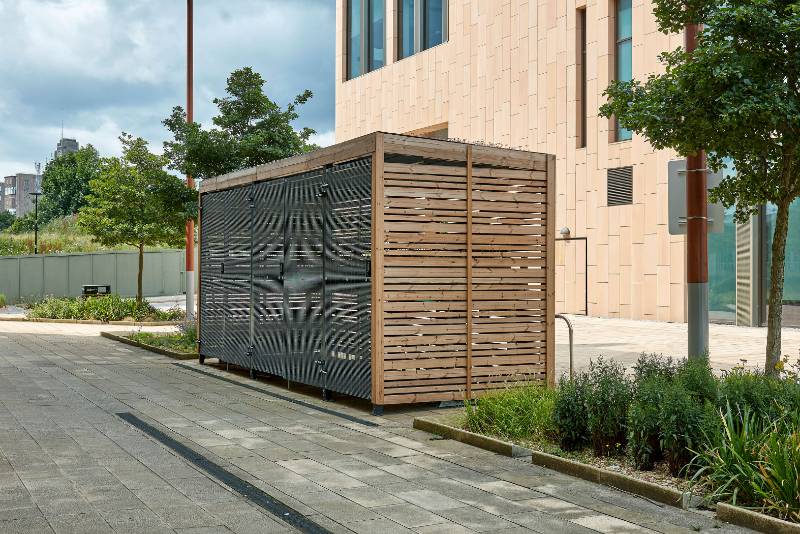 Premium Amazon Two Tier Cycle Shelter, University of Birmingham