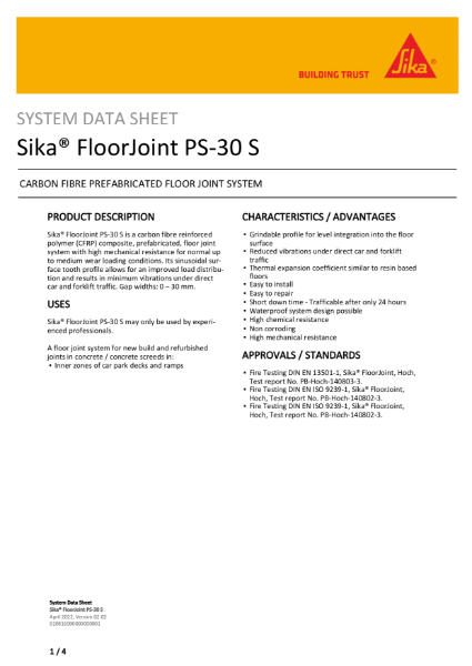 Sika Floorjoint PS-30 S