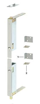 Automatic Flush Bolt (HUKP-0105-02) - Door accessories