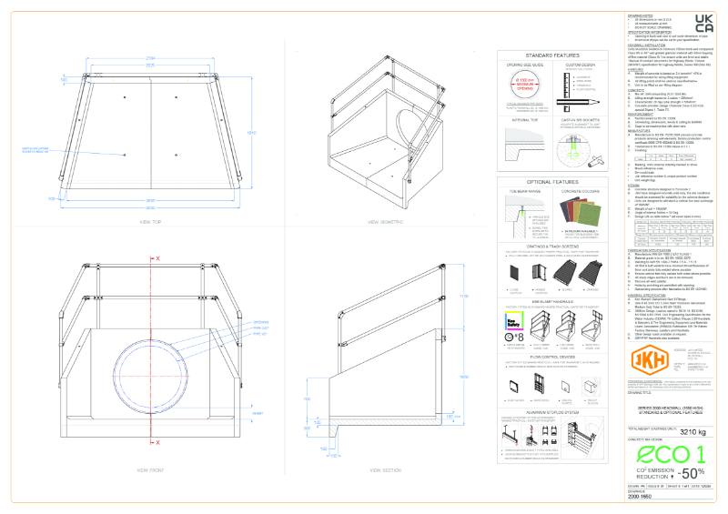 SERIES 2000 HEADWALL (1650mm HIGH)