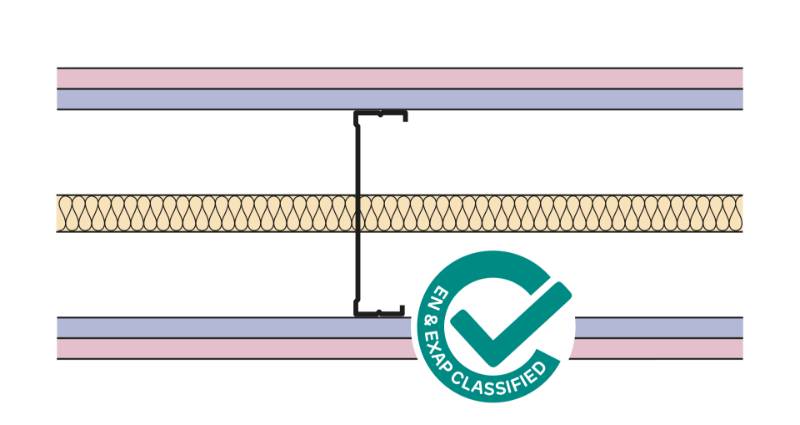 Siniat Single Frame Partition CS14R-15FMR15dB-25G