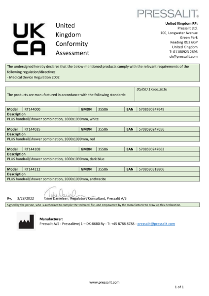 UK Conformity Assessed (UKCA)