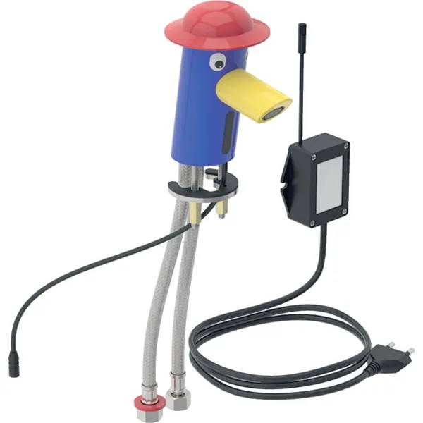 Geberit Bambini washbasin tap, mains operation, multicolour