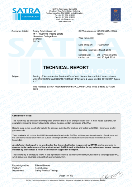 Satra Technical Report