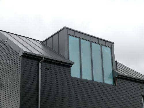 GreenCoat® PLX Colour Coated Steel Fully Supported Traditional Standing Seam Roofing and Facade Cladding - Standing Seam Roof