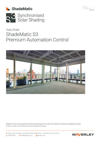 Data sheet - ShadeMatic S3 Datasheets - Premium
