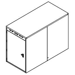 LokBox Horizontal End Opening - Cycle Storage