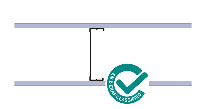 Siniat Single Frame Metal Stud Partition CS14R-12dB - Metal Stud Partitioning