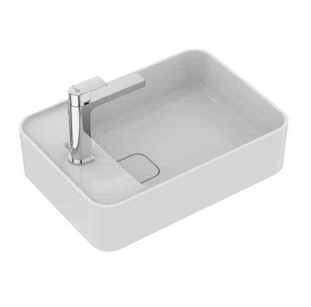 Strada II 50 cm Rectangular Vessel Washbasin