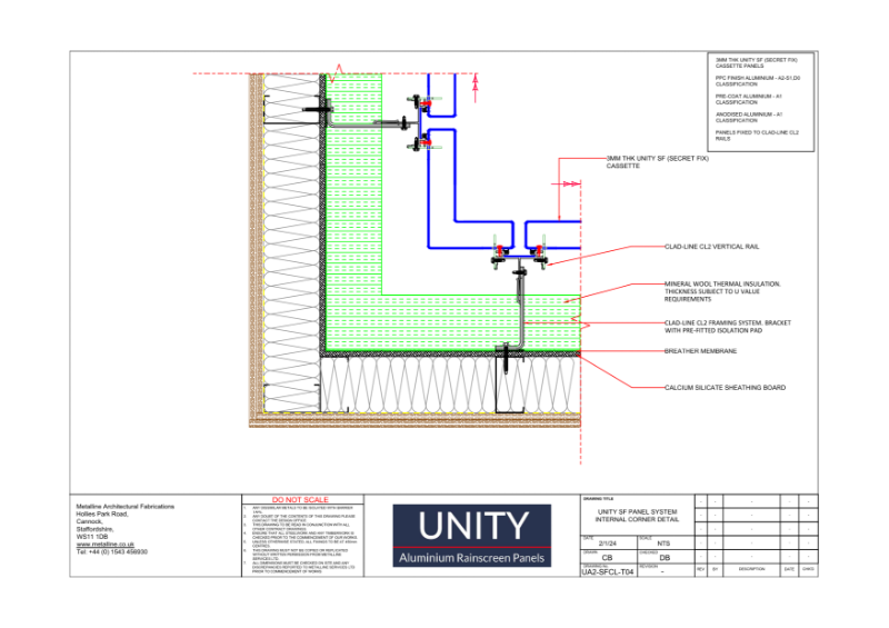Unity A1 SF-04 Technical Drawing