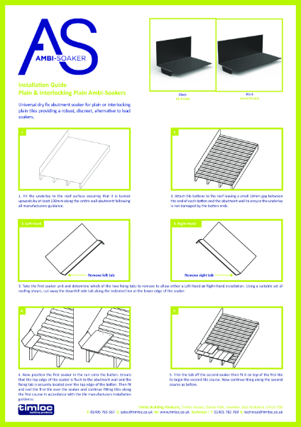 Ambi-Soaker – Plain Installation Guide